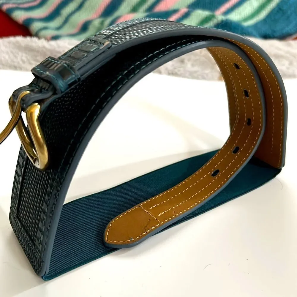 Forest Green Ann Taylor Loft Stretch Belt